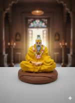 Premanand Maharaj Ji Meditating Idol — Spiritual Guru Figurine for Puja & Home Decor - Image 2