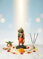 Standing Lord Rama Idol — Hand-Painted Polyresin Murti for Puja & Home Decor - Image 2